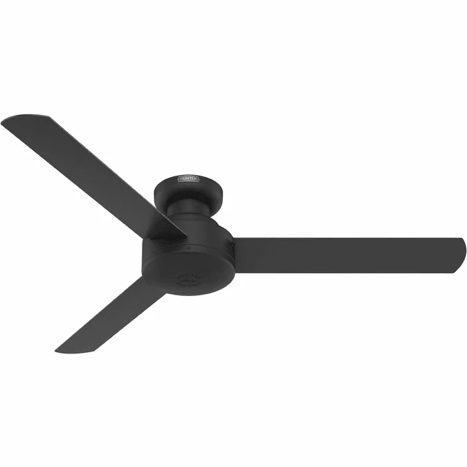 Hunter 52407 Presto Modern Matte Black 52″ Ceiling Fan