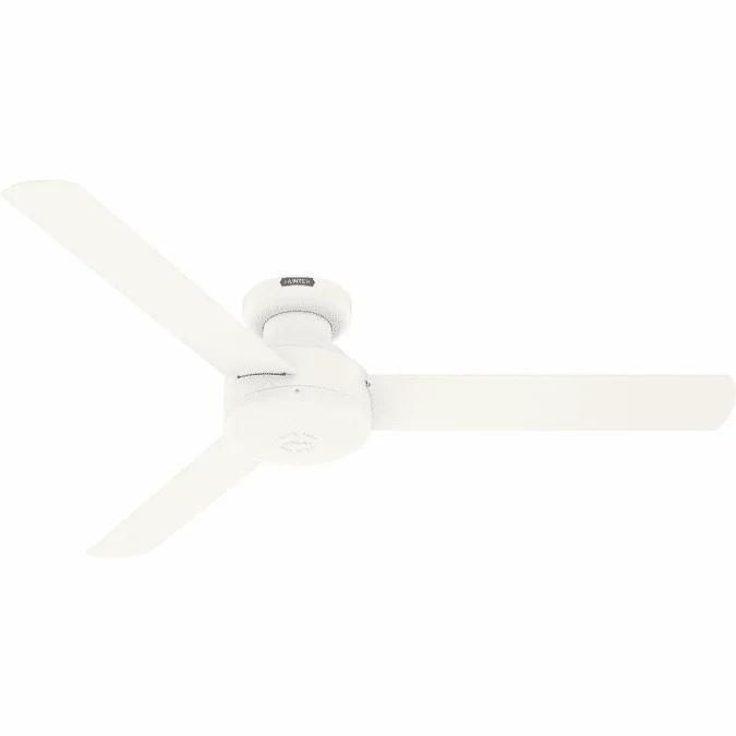 Hunter 52408 Presto Contemporary Matte White 52″ Home Ceiling Fan