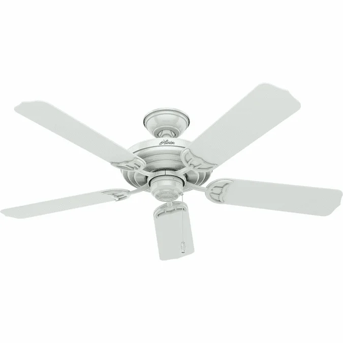 Hunter 53054 Sea Air White Outdoor 52″ Home Ceiling Fan