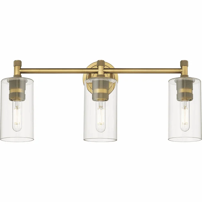 Innovations 434-3W-G434-7CL Crown Point Modern LED 3-Light Bath Lighting