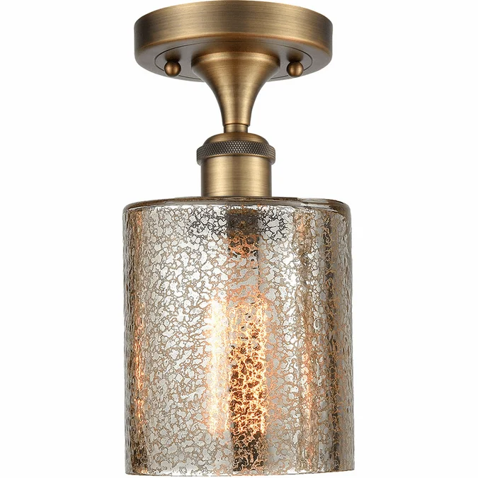 Innovations 516-1C-BB-G116 Ballston Cobbleskill Brushed Brass LED Ceiling Light
