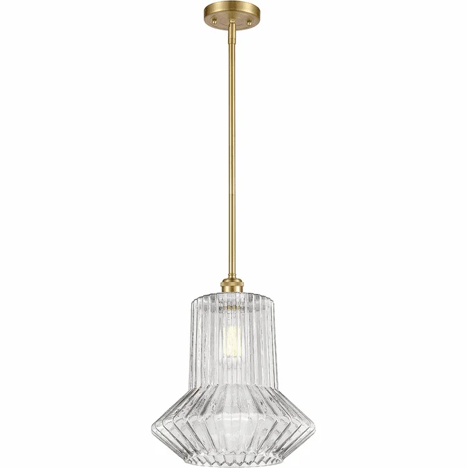 Innovations 516-1S-SG-G212 Ballston Springwater Satin Gold LED Mini Pendant Lighting