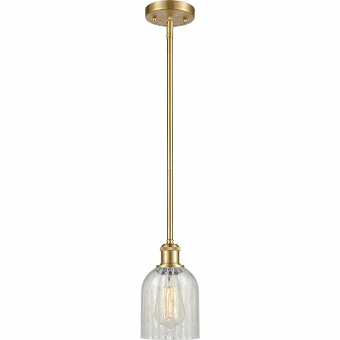 Innovations 516-1S-SG-G2511 Ballston Caledonia Satin Gold LED Mini Hanging Lamp