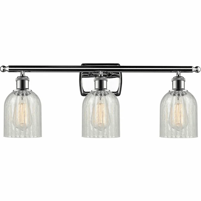 Innovations 516-3W-PC-G2511 Ballston Caledonia Polished Chrome LED 3-Light Bathroom Wall Light Fixture