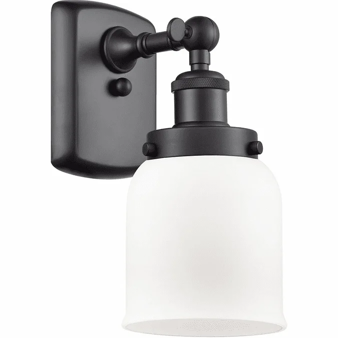 Innovations 916-1W-BK-G51-LED Ballston Small Bell Modern Matte Black LED Wall Lighting Fixture