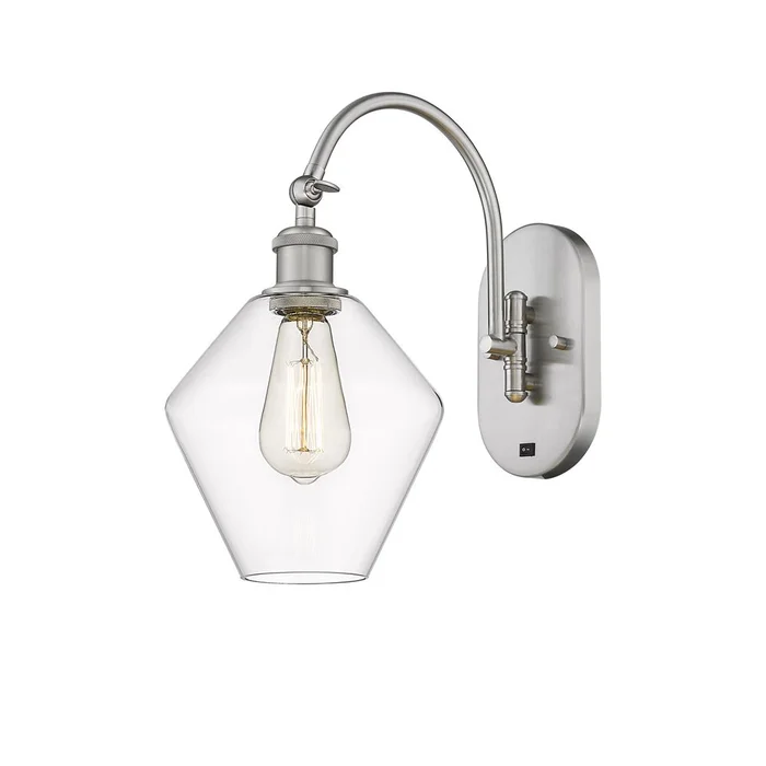Innovations Cindyrella 1-LT Wall Sconce – Brushed Satin Nickel – 518-1W-SN-G652-8