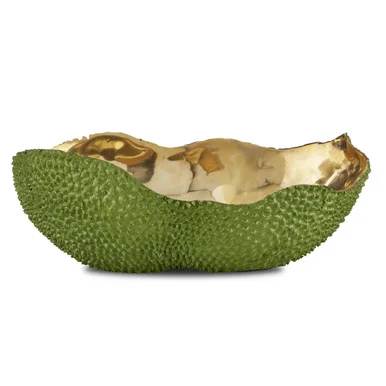 Jackfruit Collection Bowl in Green/Gold (142|1200-0600)