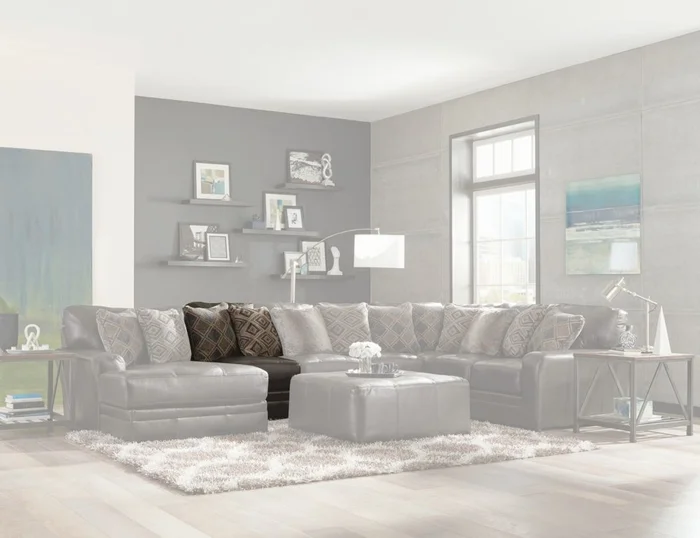 Jackson Denali Armless Chair in Steel 4378-31