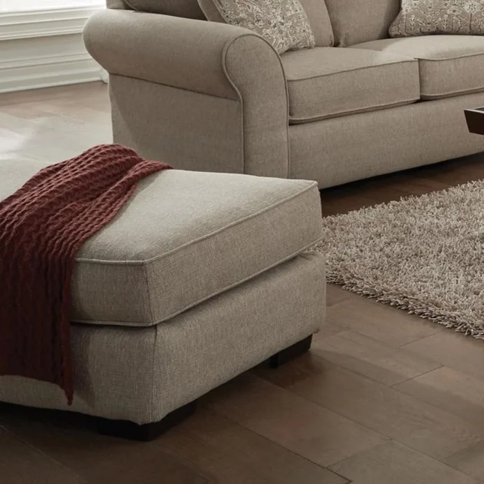 Jackson Maddox Ottoman in Stone 415210