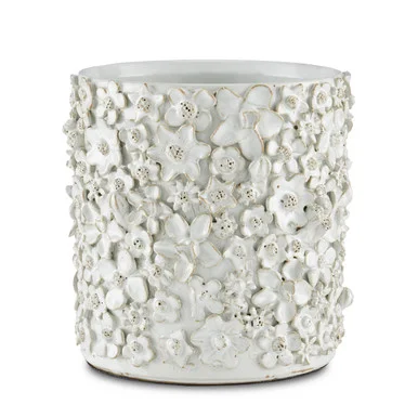 Jessamine Collection Cachepot in White (142|1200-0627)