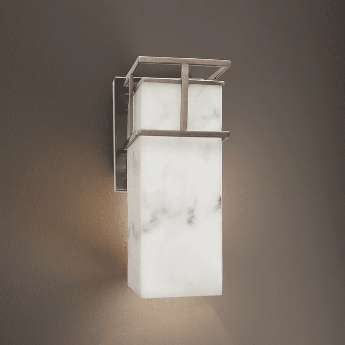 Justice Design FAL-8646W Structure LumenAria Exterior Light Sconce