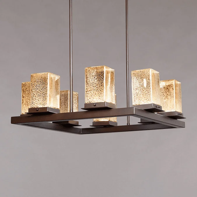 Justice Design FSN-7519W Fusion Laguna Contemporary Outdoor Lighting Chandelier