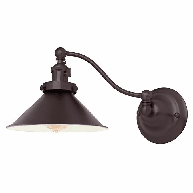 JVI Designs 1253-08 M3 Soho Modern Oil Rubbed Bronze Wall Swing Arm Lamp