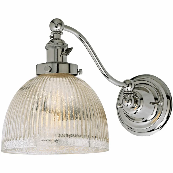 JVI Designs 1253-15-S5-MP Soho Madison Contemporary Polished Nickel Wall Swing Arm Lamp