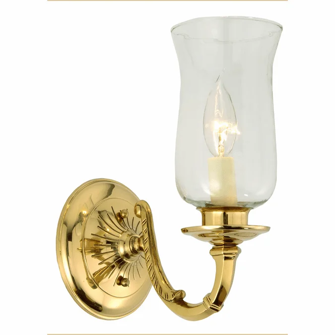 JVI Designs 249-01 Ray Retro Polish Brass Wall Lamp