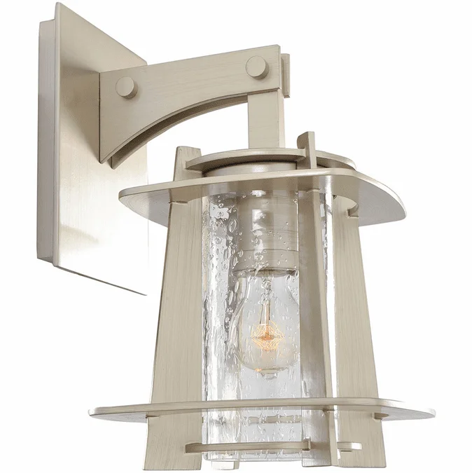 Kalco 401820TS Shelby Modern Tarnished Silver Outdoor 9″ Lighting Sconce