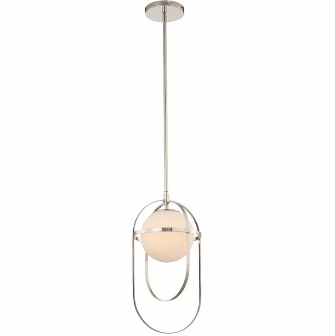 Kalco 513311PN Lennox Modern Polished Nickel Mini Drop Ceiling Lighting