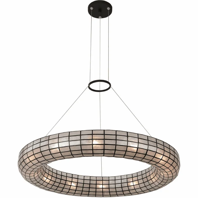Kalco 514956MB Sanibel Contemporary Matte Black 33″ Drop Ceiling Lighting