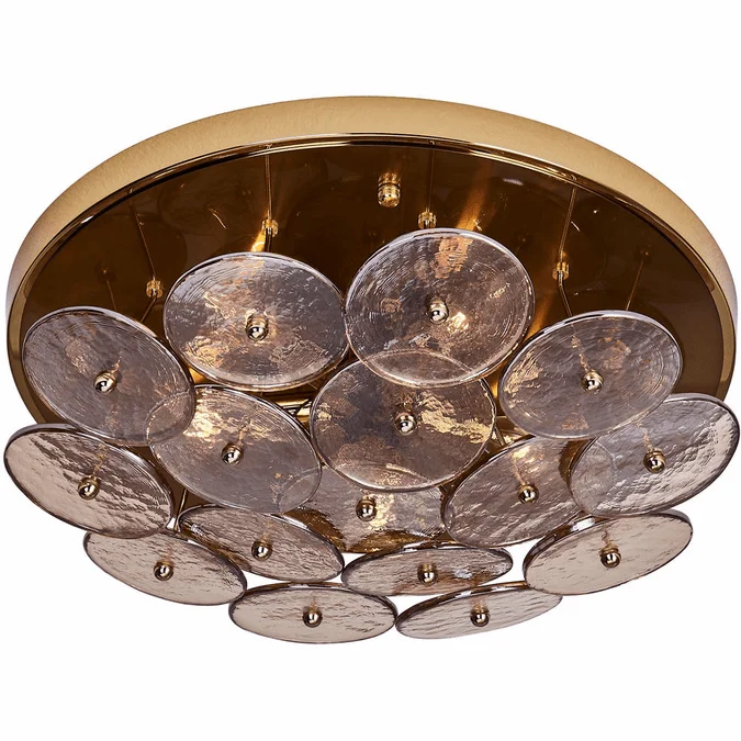 Kalco 521545PWB Hortensia Contemporary Polished Winter Brass Home Ceiling Lighting