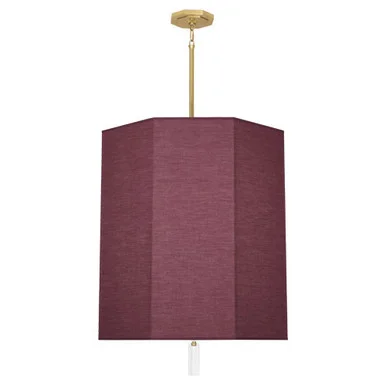 Kate Six Light Pendant in Modern Brass w/ Clear Crystal (165|VW202)