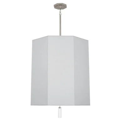 Kate Six Light Pendant in Polished Nickel w/ Clear Crystal (165|PG203)