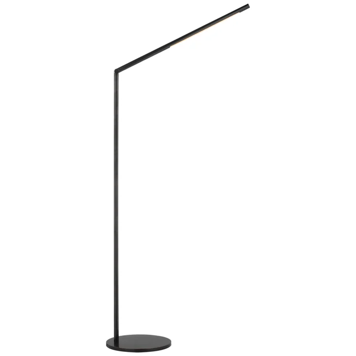 Kelly Wearstler Cona Large Articulating Floor Lamp in Bronze W10″ x H42.5″ – 64.5″