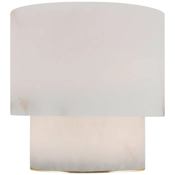 Kelly Wearstler Una Small Table Lamp in Alabaster W12.5″ x H12.75″