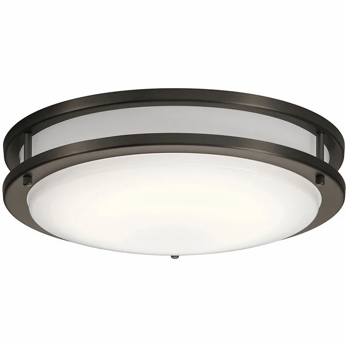 Kichler 10769OZLED Avon Olde Bronze LED 14″ Ceiling Lighting Fixture