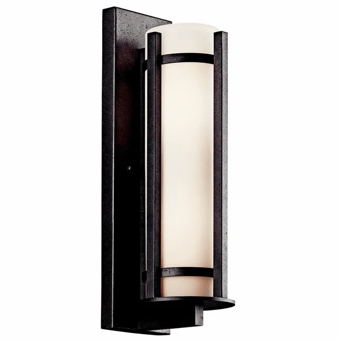 Kichler 49122 Camden 3 Lamp 26 Inch Tall Cylinder Contemporary Exterior Wall Lighting Fixture