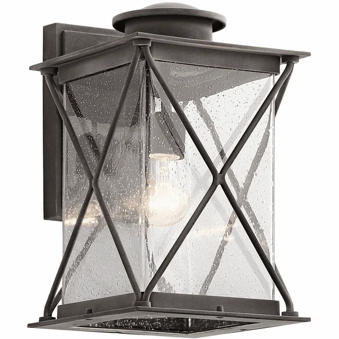 Kichler 49745WZC Argyle Weathered Zinc Exterior Wall Sconce