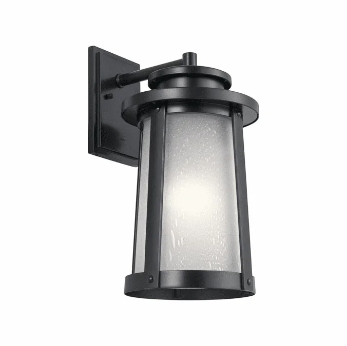 Kichler 49919BK Harbor Bay Contemporary Black Exterior 9.5″ Wall Sconce