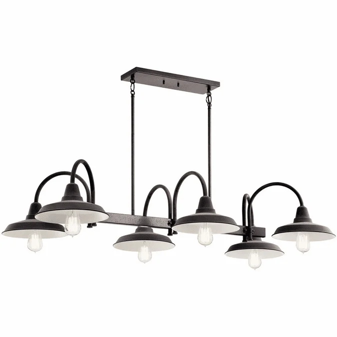 Kichler 52408WZC Marrus Weathered Zinc Kitchen Island Light