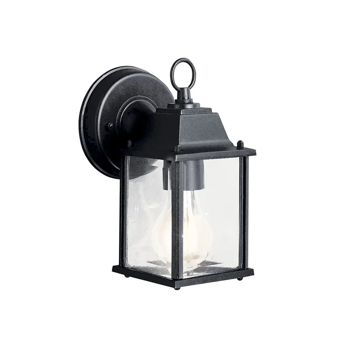 Kichler Barrie 8.5″ 1-LT Wall Light – Black – 9794BK