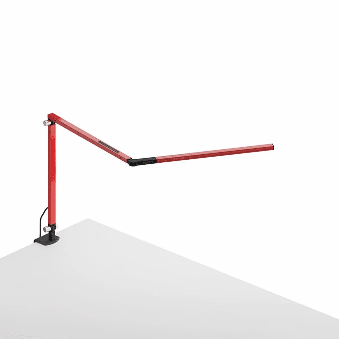 Koncept AR3100-RED-CLP Z-Bar Mini Contemporary Red LED Clamp Study Lamp