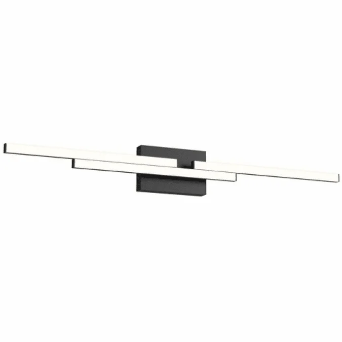 Kuzco VL52738-BK Anello Minor Contemporary Black LED 38″ Bathroom Vanity Light Fixture