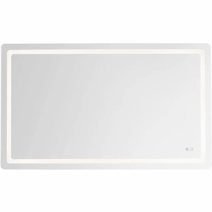 Kuzco VM31160-5CCT Seneca Contemporary Sandblasted Merc Edge LED Vanity Wall Mounted Mirror