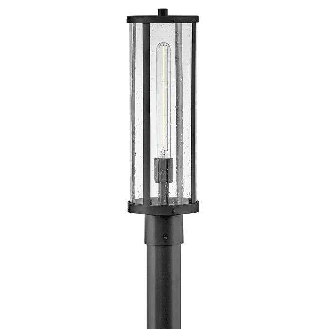 Lark 82051BK Alfie Modern Black LED Post Mount