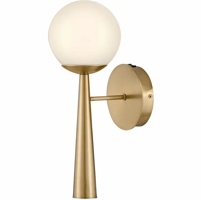 Lark 83500LCB Izzy Contemporary Lacquered Brass LED Lamp Sconce
