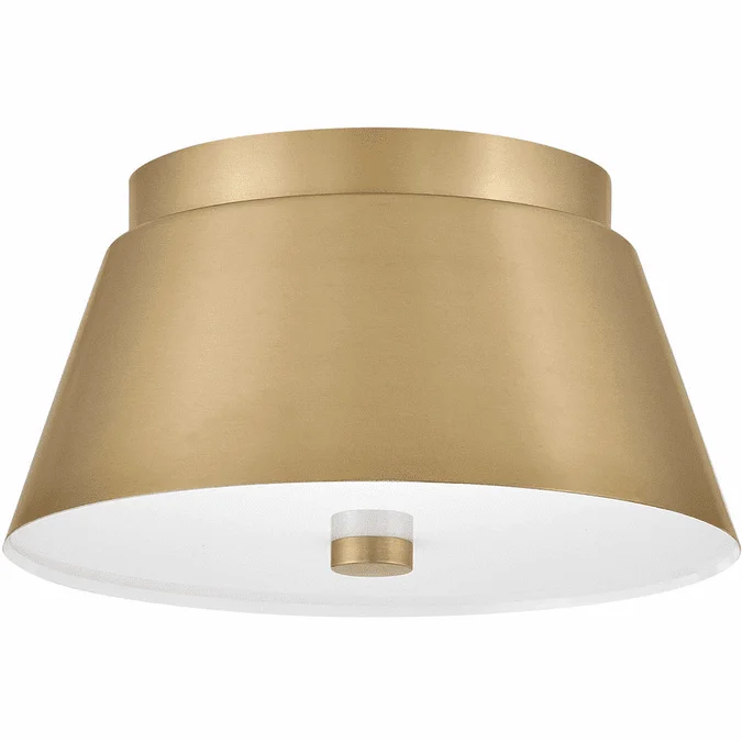 Lark 83511LCB Tess Modern Lacquered Brass LED 10.5″ Ceiling Lighting Fixture