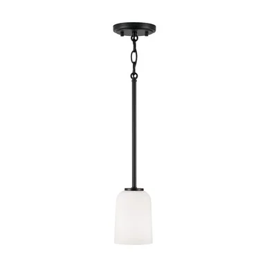 Lawson One Light Mini Pendant in Matte Black (65|348812MB-542)