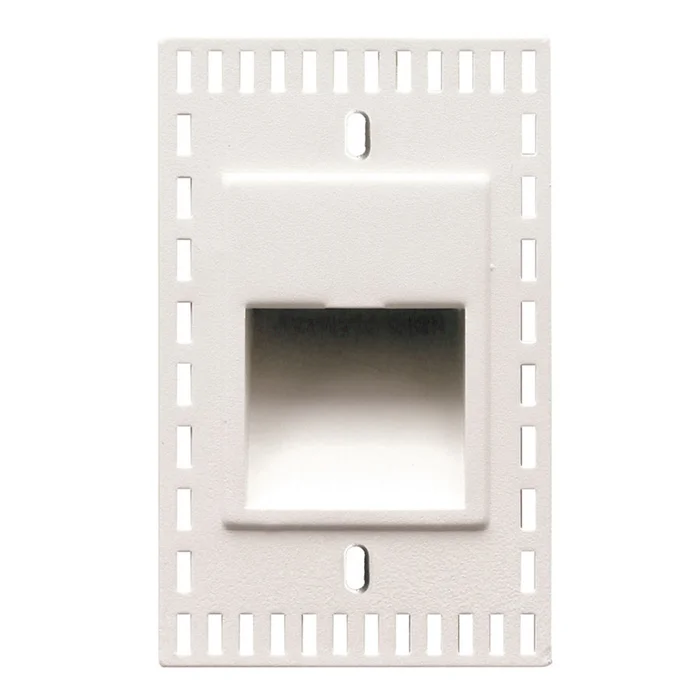 Led200 LED Step and Wall Light in White on Aluminum (34|WL-LED200TR-27-WT)
