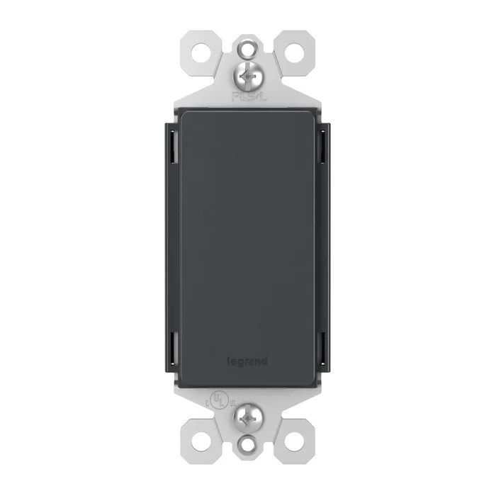 Legrand Radiant Blank Wall Plate Insert – Gray – 326RGRY