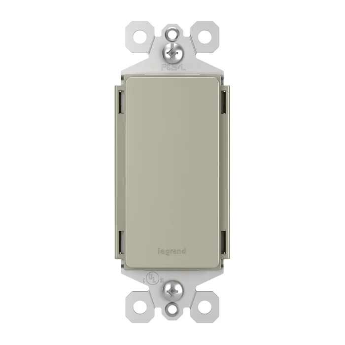 Legrand Radiant Blank Wall Plate Insert – Nickel – 326RNI