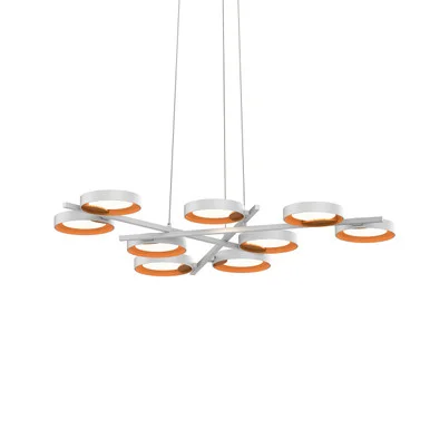 Light Guide Ring LED Pendant in Satin White (69|2656.03A)