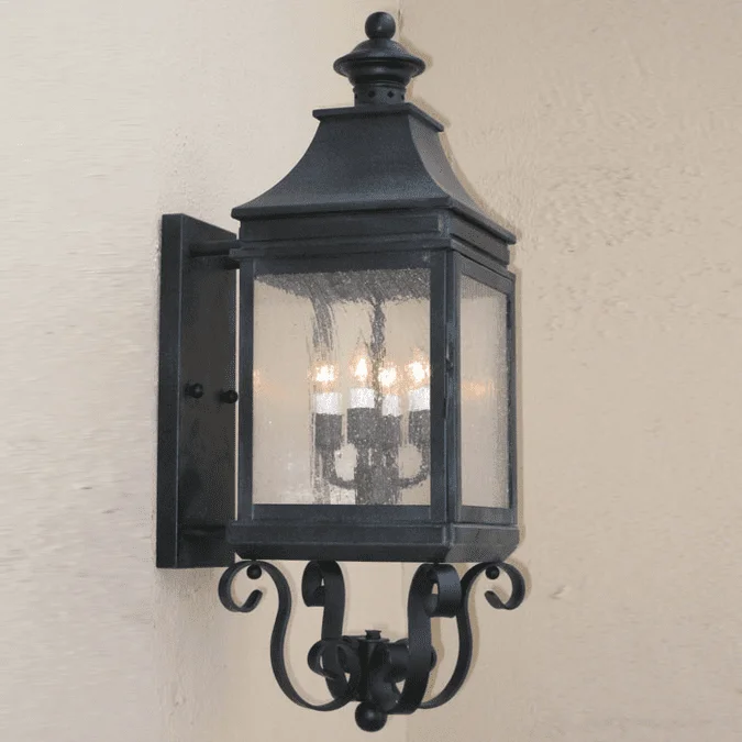 Lighting Innovations BPS1111 Outdoor 6.9″ Wide x 20.5″ Tall Lamp Sconce