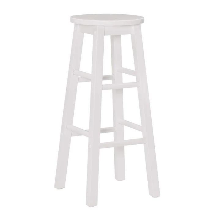 Linon 29″ Barstool White BS251WHT01U