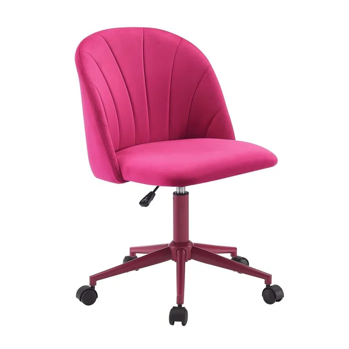 Linon Adalynn Desk Chair Hot Pink CH301HTPNK01U