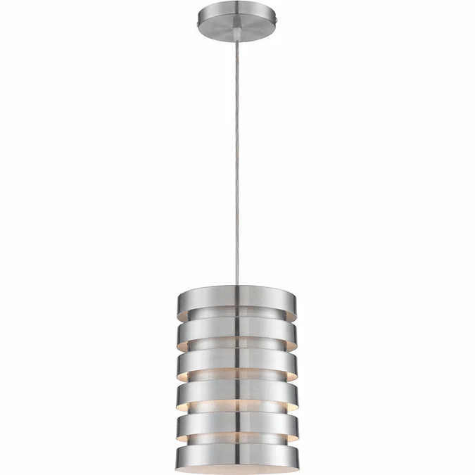 Lite Source LS-19923ALU Contemporary Aluminum Mini Pendant Lighting