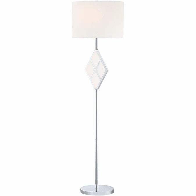 Lite Source LS-83372 Molten Modern Chrome LED Floor Lamp Lighting