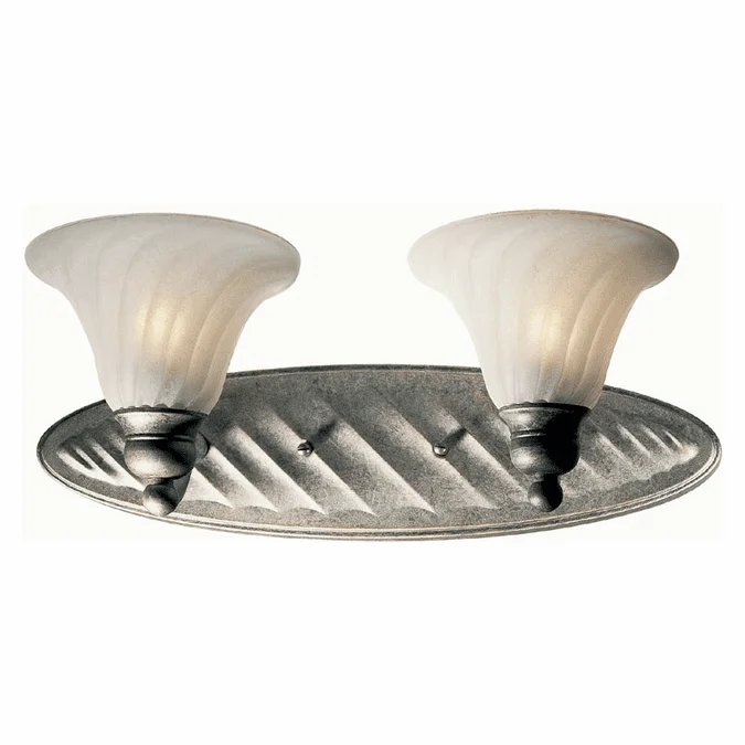 Lite Source LS13822 Sonata 2 Lamp 18 Inch Wide Traditional Bathroom Vanity Lighting